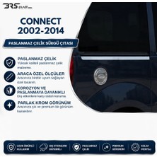 Brsplast Ford Connect Uyumlu 2002-2014 Krom Sürgülü Kapı Çıtası 2 Parça Paslanmaz Çelik