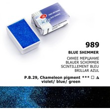 St. Petersburg White Nights Tam Tablet Sulu Boya 989 Blue Shimmer