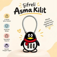 İğne İzi 3 Haneli Şifreli Kablo Kilit Çanta Valiz Bavul Dolap Spor Çantası Güvenlik Kilidi Asma Kilit