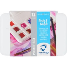 Talens Van Gogh Tablet Sulu Boya Seti 12 Renk Pinks & Violets