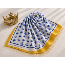 Prinkipos Souvenirs Taç Desenli Şal Prinkipos
