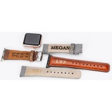 Eco Lounge Apple Watch Uyumlu Deri Kordon 42-44-45MM Nm1-As2 Taba