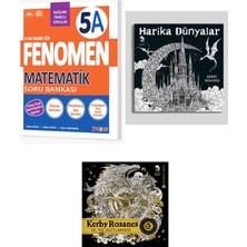 2027 Fenomen Okul 5. Sınıf Maarif Model Matematik Soru Bankası A-B Takım + Kerby Rosanes Mandala