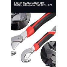 Eco Lounge 8-32MM Ayarlanabilir Çift Taraflı Akıllı Anahtar Seti - 2 Parça Kombine El Aleti BX-313433