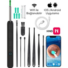 Parmend Life Kablosuz Wifi Akıllı Kameralı Kulak Temizleme Çubuğu – Ios Android Uyumlu 1296P Hd