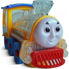 Ysn Toys Sesli Işıklı Hareketli Thomas Tren Renkli Tasarım Eğlenceli Oyun
