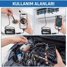 Eco Lounge 3 Metre Yılan Kamera - Android Destekli - LED Işıklı - IP67 Su Geçirmez