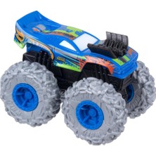 Hot Wheels Monster Trucks Çek Bırak Araba GVK37-GVK40 Çocuklar İçin Eğlenceli Oyuncak Araç
