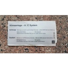 Psa Chevrolet Cruze Etiket A/c Soğutma