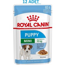 Royal Canin Mini Puppy Pouch 85 gr x 12 Adet Küçük Irk Yavru Köpek Yaş Mama İçin Premium Beslenme