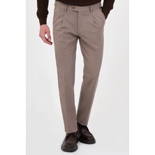 MCR Düz Baggy Kalıp Pileli Erkek Pantolon