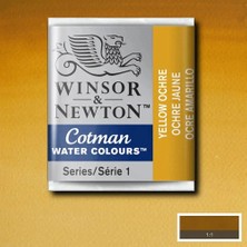 Winsor & Newton Cotman Yarım Tablet Sulu Boya 744 Yellow Ochre
