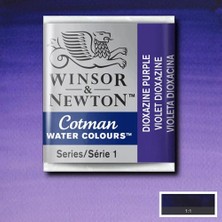Winsor & Newton Cotman Yarım Tablet Sulu Boya 231 Dioxazine Purple