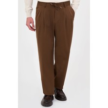 MCR Düz Baggy Kalıp Çift Pileli Jogger Erkek Pantolon