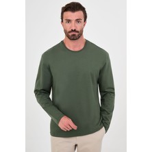 MCR Düz Regular Kalıp Bisiklet Yaka %100 Pamuk Uzun Kollu Erkek T-Shirt