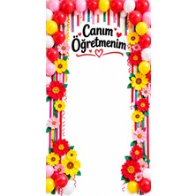 Promisebackdrop2 150X200 Cm, 24 Kasım Öğretmenler Günü Kutlu Olsun, Canım Öğretmenim, Okul Etkinlik Kumaş Fon