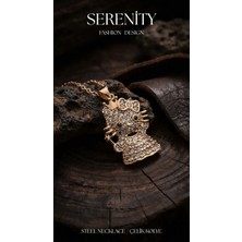 Serenity Melek Figür Hello Kity Çelik Kolye