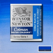 Winsor & Newton Cotman Yarım Tablet Sulu Boya 179 Cobalt Blue Hue