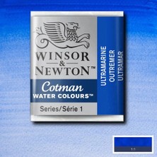 Winsor & Newton Cotman Yarım Tablet Sulu Boya 660 Ultramarine