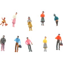 Del Rey DelRey 1/100 Ölçekli Maket İnsan Figürü 12'li Renkli Model Aksesuarları