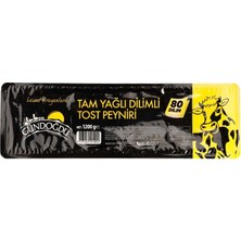 Gündoğdu 1,2 kg Tam Yağlı Dilimli Kaşar Peyniri Pratik Kullanım İçin Hazır Dilimlenmiş