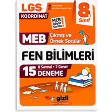 Gizli Yayınları Lgs Koordinat 8. Sınıf Fen Bilimleri 15 Deneme – Meb Çıkmış ve Örnek Sorular – Video Çözümlü