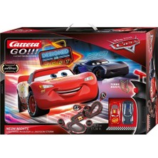 Carrera Go Neon Disney Pixar Cars Oyuncak Araba Seti Işık Efektleri ile 53 Metre Yarış Pisti