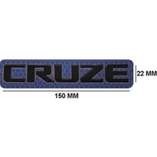 Yerli Chevrolet Cruze Yazı Siyah (Büyük)