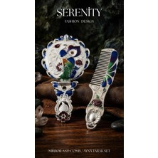 Serenity Özel Kutusunda Çeyizlik Hediyelik Katlanır Mistik Ayna Takımı07