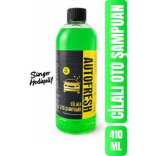 Auto Fresh Araç Konsantre Cilalı Oto Araba Yıkama Şampuanı 410 ml Sünger Hediyeli