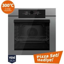 Ferre QEP65CPR Pizzart Fryart Gri Ankastre Fırın