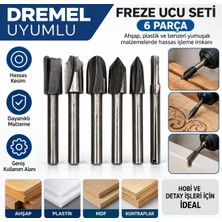 Fırat Hırdavat Mini Freze Ucu Seti 6 Parça