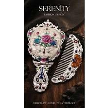 Serenity Özel Kutusunda Çeyizlik Hediyelik Katlanır Mistik Ayna Takımı05