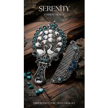 Serenity Özel Kutusunda Çeyizlik Hediyelik Katlanır Mistik Ayna Takımı04