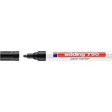 Edding Paint Marker 2-4 mm Yuvarlak Uç Siyah ED75001
