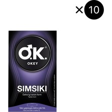 Okey Sımsıkı 10'lu Prezervatif X10 (100 Adet)
