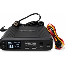 Energywell Battery Pack P6 Araç Kamerası Park Modu Güç Istasyonu