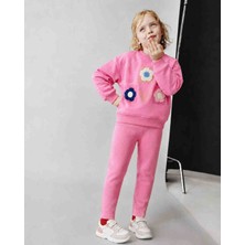 Lucco Kids Lucco Love Çiçek Işlemeli Kız Çocuk Takım