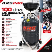 Karaaslan 100 Litre Havalı Yağ Boşaltma Tankı