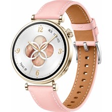 MMP Shop Huawei Watch Gt4 / GT5 / GT6 / GT7 41MM Uyumlu Yüksek Kalite Pu Deri Dikiş Detaylı Kordon