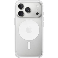 Apple iPhone 18 Pro Magsafe Silikon Kılıf - Şeffaf