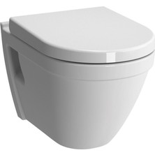 Vitra S50 7740B003-0850 Kanalsız Asma Klozet 52 cm Rim-Ex Özellikli Kapak ile