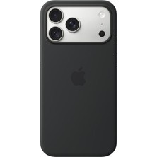 Apple iPhone 18 Pro Max Magsafe Silikon Kılıf - Siyah
