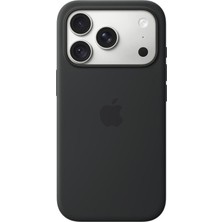 Apple iPhone 18 Pro Magsafe Silikon Kılıf -Siyah