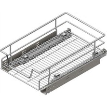 Starax 2334 50 Cm Bağımsız Çekmece Sepet Tandem Raylı Krom Kaplama Dayanıklı Özellikli