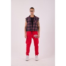 Super Blue Mexico Erkek Kırmızı Mıchıgan Jogger Pantolon