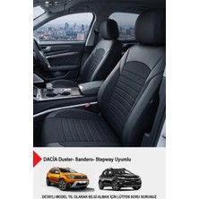 Gm Design Mocha Taytüyü Oto Koltuk Kılıfı (Dacia Sandero-Stepway-Duster Uyumlu)