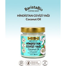 Baristabio — Hindistan Cevizi Yağı %100 Doğal - Katkısız 200 ml / Cocunut Oıl %100 Natural - No Additives 200 ml