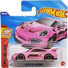 MarkEntegra Porsche 911 Gt3 Rs 1:64 Ölçekli Oyun Arabası - Pembe Kısa Kart