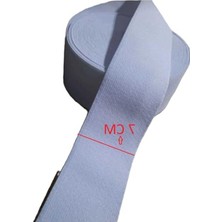 MarkEntegra Imrenaksesuar Bel Paça ve Don Lastiği Yassı Geniş Lastik 4cm,5cm,6cm,7 Cm,8cm,9cm 1 Paket 5 Metre (Beyaz, 7cm)